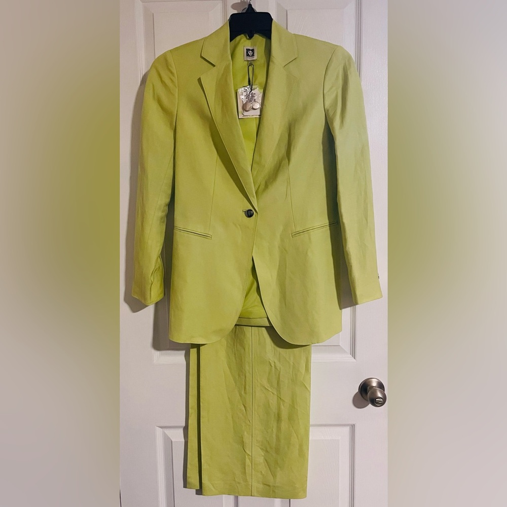 Anne Klein Women’s One Button Linen Suit (NWT)